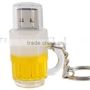 Acrylic Usb Pendriver Beer Cup Usb Flash Drive 4gb thumbnail-1