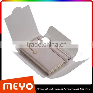 PU Notebook Rubber Bans Thin Metal Bookmark Clamp Steel Pen Gift Set thumbnail-5