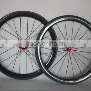 Toray T700 Road Wheelset Tubular 50mm Road Bicycle Rims 700c MT-50T thumbnail-1