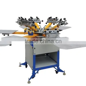 Custom 6 Color 6 Station Screen Printing Machine With Micro Registration thumbnail-4