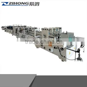 ZH-1450PC ZH-1080 High Speed Paper Cardboard File Folder Making Machine, Automatic Carton Box Making Machine Prices thumbnail-6