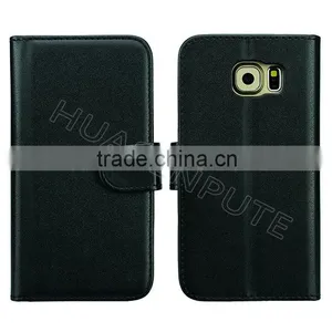 Hot New Products Leather Case for Samsung Galaxy S6 Wallet Leather Case thumbnail-1