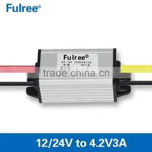 Water Proof Dc-dc Step Down Converter 12v24v7.2-40v to 4.2v3a10w, Car Power Supply Buck Module, 12v to 4.2v dc dc Transformer thumbnail-1
