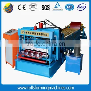 Double Layer Roofing Sheet Cold Roll Forming Machine thumbnail-1
