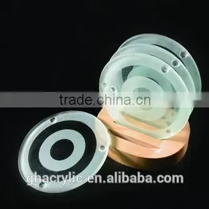 High Quality Clear Acrylic Coasters,coffee Cup Mats,drink Coasters thumbnail-2