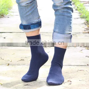 Comfortable Mens Blank Double Needle Casual Socks Deodorant Socks thumbnail-4