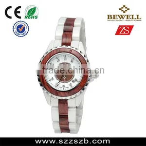 Custom Sapphire Crystal Ceramic Watch,wood and Vogue Ladies Ceramic Watch thumbnail-1