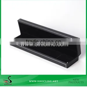 Sinicline High Quality Black Leather Pen Box thumbnail-2