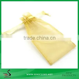 Sinicline Logo Accepted Yellow Organza Pouch for Gift Package thumbnail-1