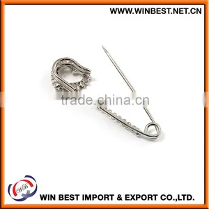 Hot Selling 2015 Costume Jewellery Trendy Brooches, Hang Tag Safety Pin thumbnail-6