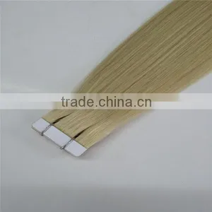 PU Tape In Remy Hair Straight 100% Human Hair Extensions thumbnail-1