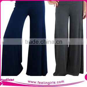 Fast Delivery Various Types Of Sexy Palazzo Trousers For Ladies thumbnail-4