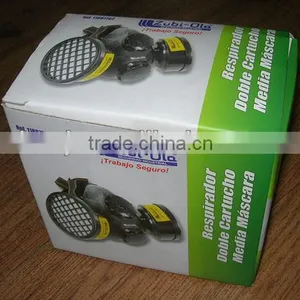 Half Face Mini Anti Chemical Gas Mask With Double Activated Carbon Filters for Anti-acid on Sale thumbnail-5