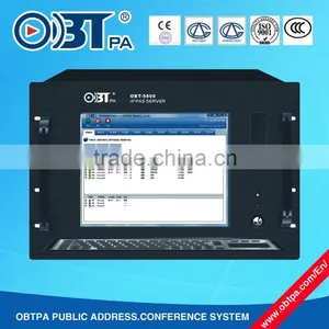 OBT-9800 Top One, All Digital Control Network PA System for Buildings thumbnail-1