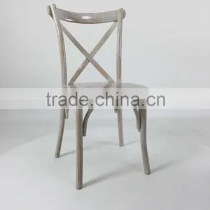 Wood Cross Back Chair for Garden and Wedding thumbnail-5