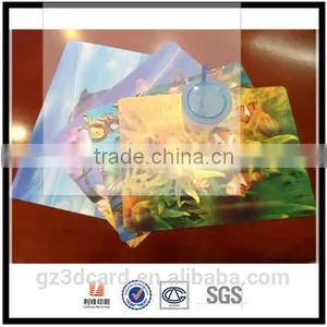 Advertising 3D Lenticular PP/PET Plastic Rubber Table Mat From China Facotry 2015 thumbnail-6