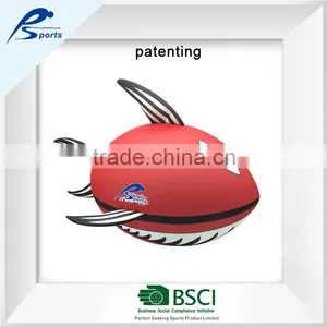 28 Inch Shark Shap Pool Inflatable Football thumbnail-3