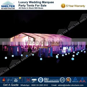500 to 1000 People Luxury Lighting Party Tents for Sale thumbnail-1