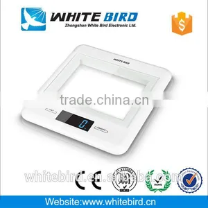 5kg Super White Black Mask Technology Display Termpered Glass Digital Kitchen Scale thumbnail-1