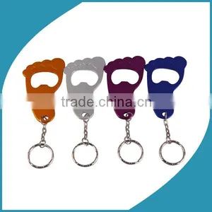Foot Shape Bottle Opener Keychain thumbnail-1