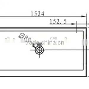 Shower Basin,fiberglass Tray,rectangle Shower Base thumbnail-3