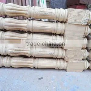 Red Oak Handrail Teak Wooden Stair Part thumbnail-5