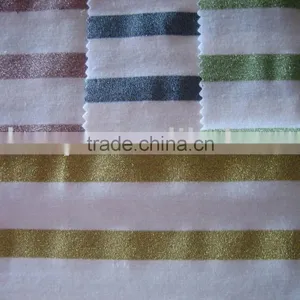 T/R Spandex Jersey Metallic Yarn Dyed Fabric thumbnail-1