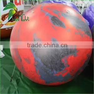 Promotion Colorful Inflatable Led Advertising Planet Balloon / Inflatable Helium Balloon With Light For Sale thumbnail-4