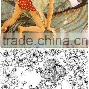 Wholesale Hot Selling Secret Garden Series the Time Garden Adult Coloring Books thumbnail-5