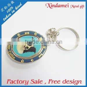 Custom Hot Sell Logo Cheap Iron Key Ring thumbnail-1