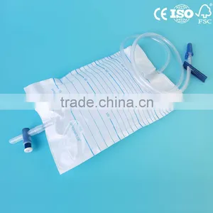 2000ml Cross Valve Adult Drainage Bag thumbnail-2