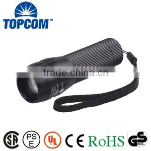 Q5 LED Torch Light Focus Zoom Lamp Mini 300 Lumen Flashlight With AAA Battery thumbnail-1