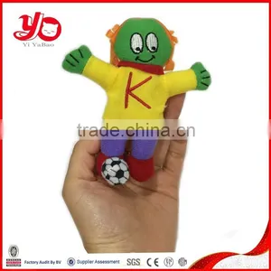 Manufacture Stuffed Plush Toy Crochet Football Finger Puppet thumbnail-1