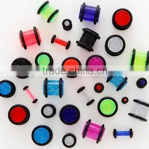 Fashion Cheat Ear Plugs Fake Ear Tape Cheater Plugs Ear Piercing Jewelry thumbnail-6
