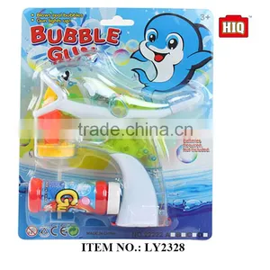 Transparent Automatic Bubble Gun With Music and Light, Soap Gun for Children Play thumbnail-1
