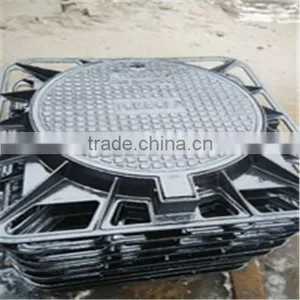 EN124 Black Color Ductile Iron Manhole Cover thumbnail-6