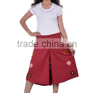 3046 Cotton Trouser Women Style Ropa Pantalon Jaipur India Cotton Cargo Trousers Women thumbnail-1