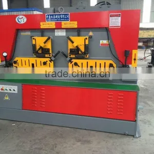 Double Hydraulic Station Channel Steel Shearing Machine , Cutting Machine thumbnail-1
