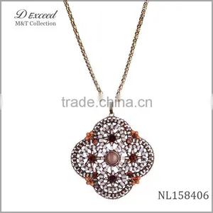 Fashion Square Pendant Necklace OEM&ODM Accept thumbnail-5