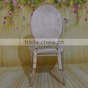 Unique Modern Fashion Stacking SS White Banquet Chair thumbnail-6