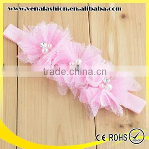 Pink Flowers Girls Cheap Kids Hair Accessories for Kids thumbnail-1