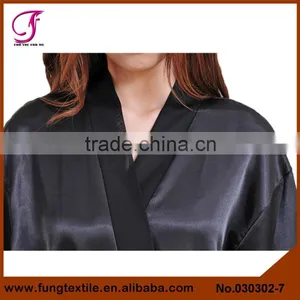 030302 New Style Plain Long Satin Robe thumbnail-3