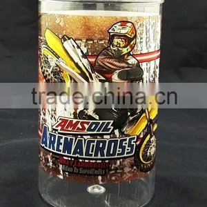 Customized Single Clear Acrylic Pen Holder thumbnail-1