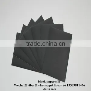 Black Paper With Grey Back Laminated Board Black Paper Cardboard/core Board Paper/core Black Cardboard Paper thumbnail-1