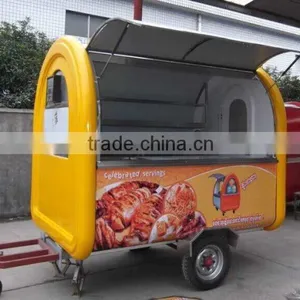 Fashionable Factory Price Mobile Food Vending Cart/Mobile Food Trailer/Vending Booths for Sale Supplier in Guangzhou thumbnail-1