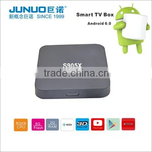 2016 Newest Amlogic S905X Android TV BOX With Android 6.0 Marshmallow Ott tv Box thumbnail-1