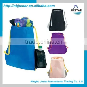 Outdoor Sports Nylon Material Strong & Lightweight Drawstring Shoe Bag thumbnail-1