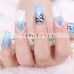 Finger Nails Mix Color Glitter Good Looking High Quality Shimmer Shade Color Nail Wrap thumbnail-5