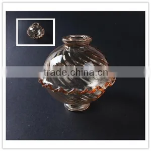 China Manufacturer Hand Made Modern Glass Lamp Shade Amber Glass Lamp Cover Factory Price in Bulk Sale thumbnail-2