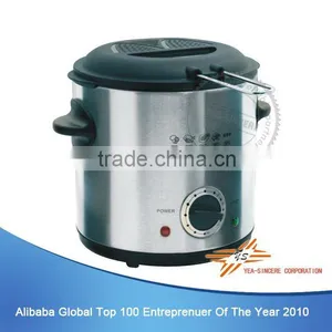 Round Shape Stainless Steel Deep Fryer thumbnail-1
